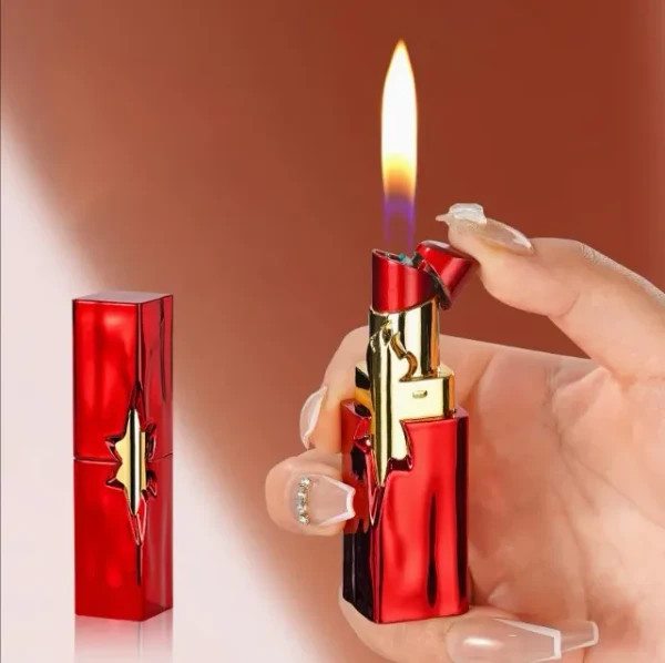 فندک گازی برند لایتر طرح رژ لب