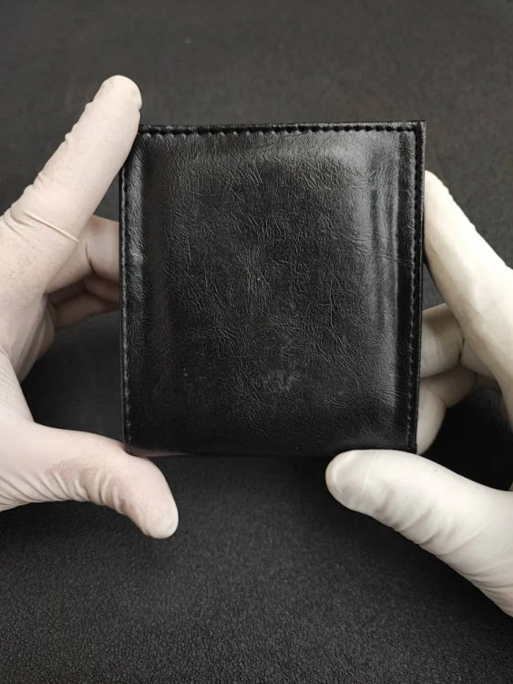 کیف پول مردانه چرم مصنوعی مدل کتابی