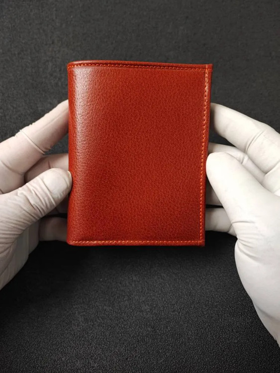 کیف پول مردانه چرم مدل کتابی