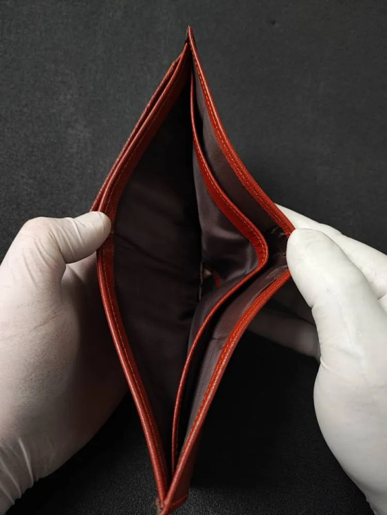 کیف پول مردانه چرم مدل کتابی