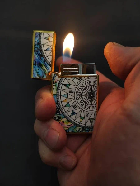 فندک گازی برند لایتر(Lighter) دو شعله (5 طرح)