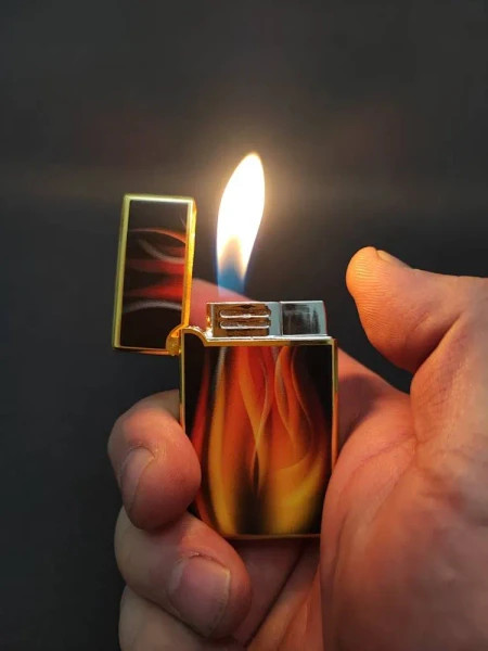 فندک گازی برند لایتر(Lighter) دو شعله (5 طرح)