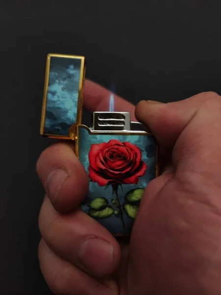 فندک گازی برند لایتر(Lighter) دو شعله (5 طرح)