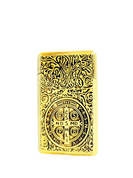 فندک بنزینی برند لایتر(Lighter) بدنه فلزی طرح کنستانتین