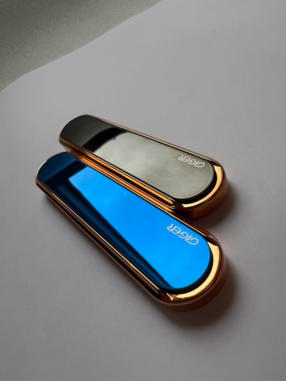 فندک المنتی برند گیگر (GIGER) مدل کشویی شارژی USB بدون نیاز به گاز