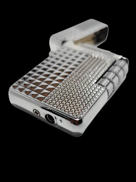 فندک بغل زن لایتر (lighter) گازی بدنه فلزی طرح مشبک