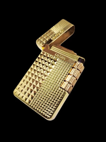 فندک بغل زن لایتر (lighter) گازی بدنه فلزی طرح مشبک