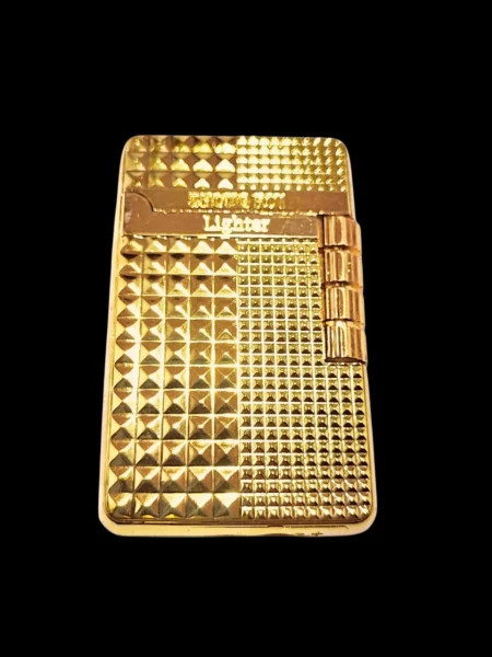 فندک بغل زن لایتر (lighter) گازی بدنه فلزی طرح مشبک