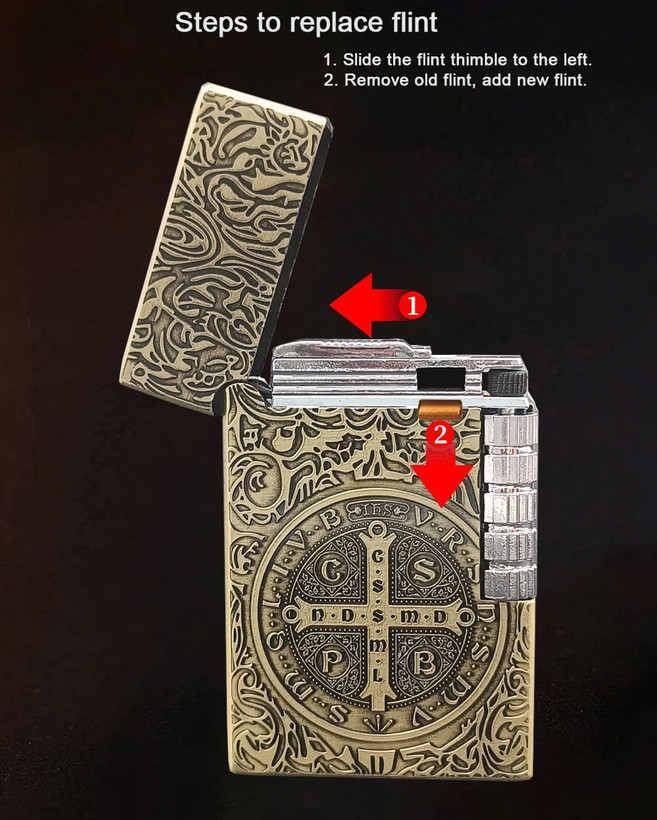 فندک بغل زن گازی برند لایتر(Lighter) طرح کنستانتین