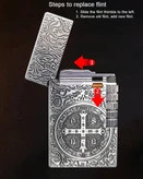 فندک بغل زن گازی برند لایتر(Lighter) طرح کنستانتین