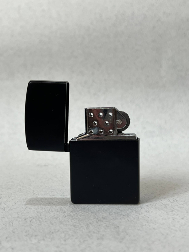 فندک گازی طرح زیپو لایتر (LIGHTER) مشکی مات مناسب حک اسم و طرح | فروشگاه بارزار