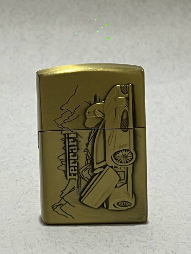 فندک گازی طرح زیپو لایتر (LIGHTER) طرح فراری اسپرت در دو رنگ | فروشگاه بارزار