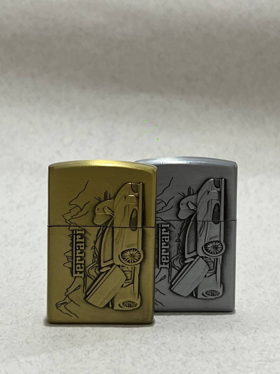 فندک گازی طرح زیپو لایتر (LIGHTER) طرح فراری اسپرت در دو رنگ | فروشگاه بارزار