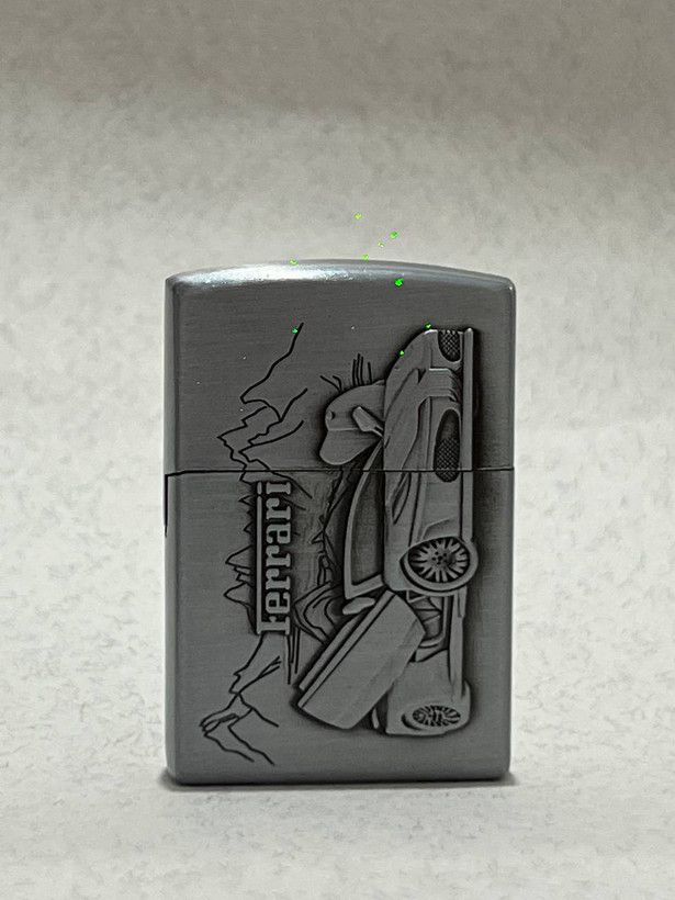 فندک گازی طرح زیپو لایتر (LIGHTER) طرح فراری اسپرت در دو رنگ | فروشگاه بارزار